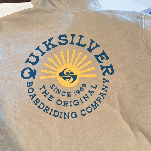 Quiksilver Full Zip Hoodie Large Kids Boys New without tags - Picture 4 of 6